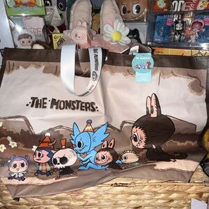 POP LAND The Monsters Shopping Tote Bag (M) | POP LAND Exclusive | Asia Release